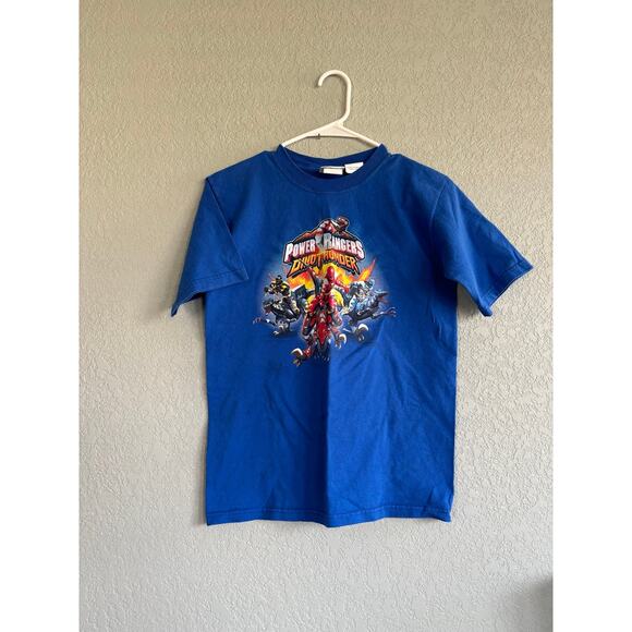 Disney Power Rangers Boys Medium Graphic Tee shirt Blue - Picture 1 of 7